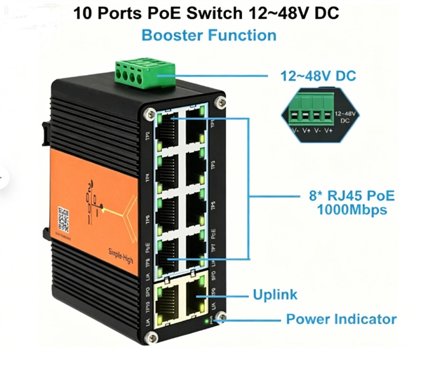 How to ground a four-core cable distribution box 