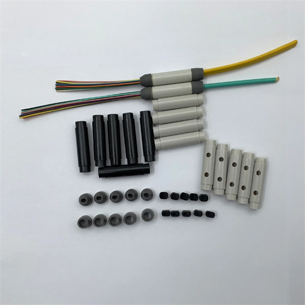 Wiring of distribution box and control cabinet